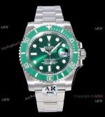 1:1 AR Factory V4 Swiss 3135 Rolex Submariner Hulk Watch Green Ceramic 904L Steel